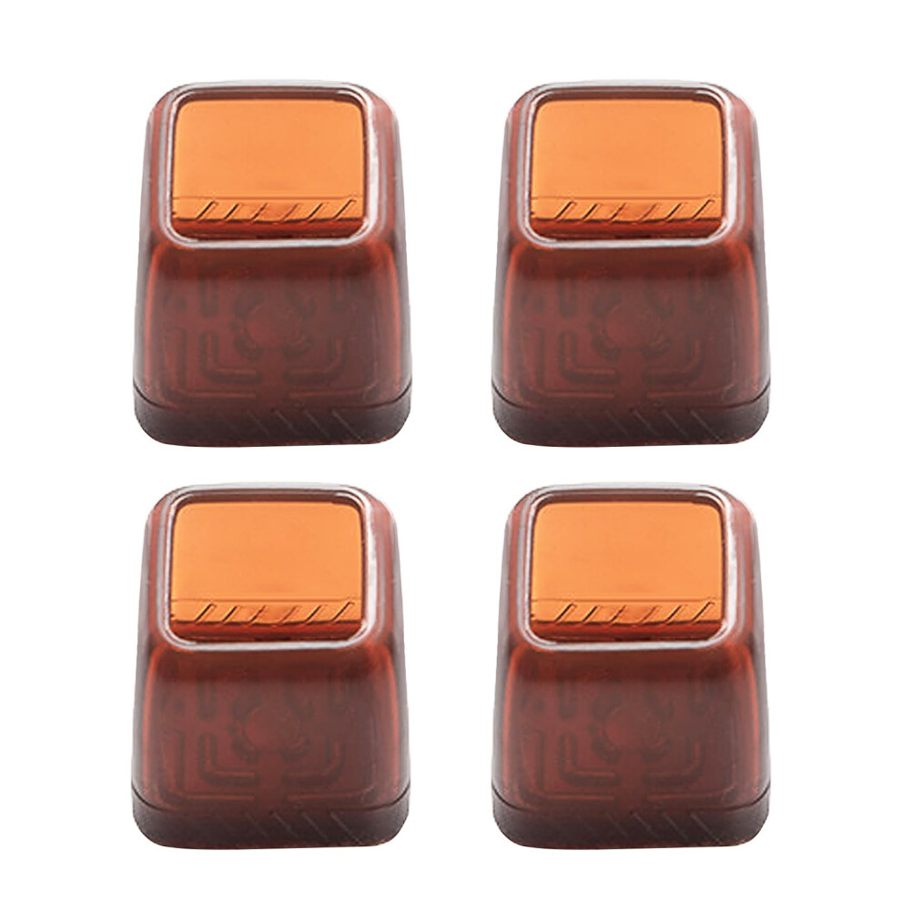 4Pcs Light Brown Silicone Chair Leg Floor Protectors With Felt Pads For Hardwood Floors Antislip Scratchresistant Design 9351714603973