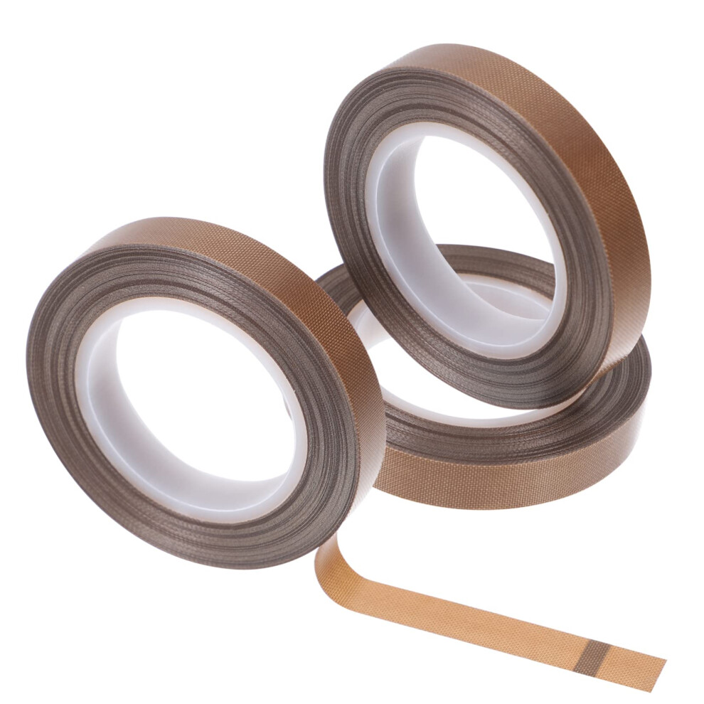 Temperature Electrical Tape 3 Rolls 10Mm X 10M Brown Fiberglass Insulation Tape For Wiring And Molding 9351714603980