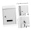 Vintage Wall Mounted Locking Mailbox with Secure Locking System, Durable Iron for Home and Garden 5