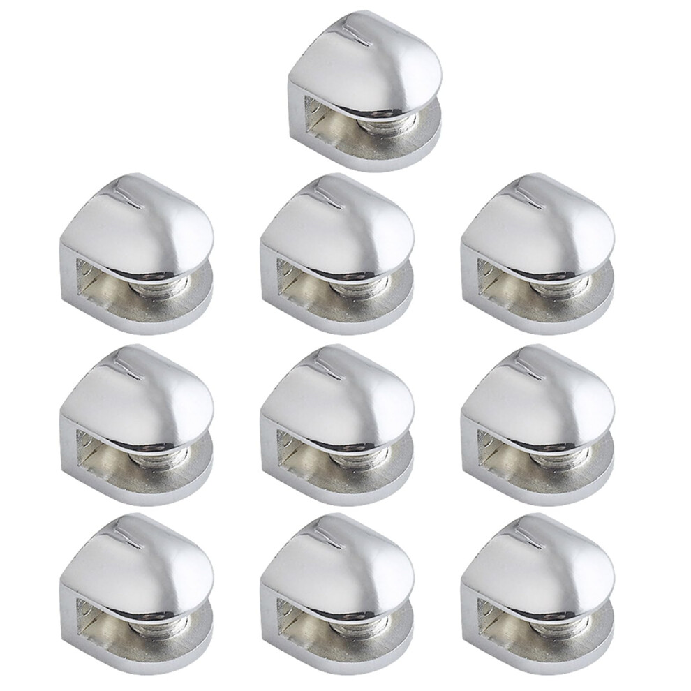 Adjustable Glass Clamps Durable Metal Brackets For Secure Glass Mounting Shelves And Partitions 9073542126966