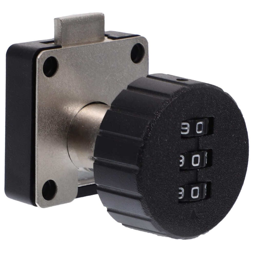Combination Lock Keyless Cabinet Lock For Lockers And File Cabinets, Black Password Security Design 9073542126898