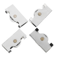 4pcs Sliding Door Rollers Replacement Kit for Glass and Patio Doors, Smooth Glide, Durable and Easy Install