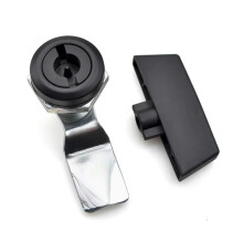 Black Mailbox Lock Replacement, Secure WeatherResistant Metal Cylinder for Mail Protection