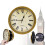 Hidden Wall Clock Safe with ThreeShelf Hidden Storage, Silent Quartz Analog Timekeeping, Copper 2