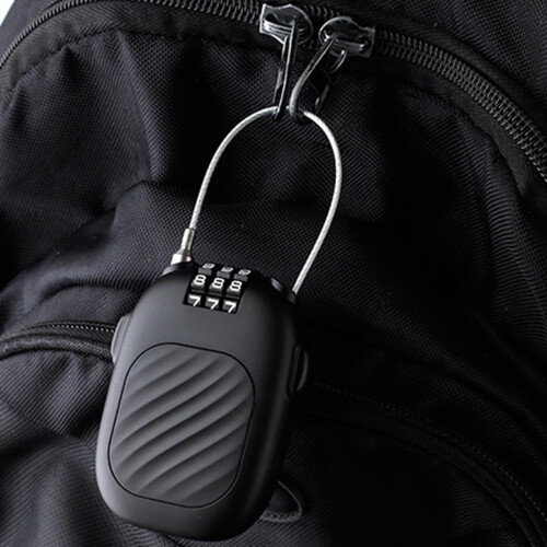Retractable Combination Cable Lock for Ski and Luggage, Keyless 3 Digit Travel Security Lock 1