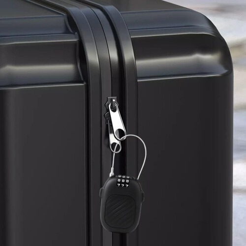 Retractable Combination Cable Lock for Ski and Luggage, Keyless 3 Digit Travel Security Lock 2