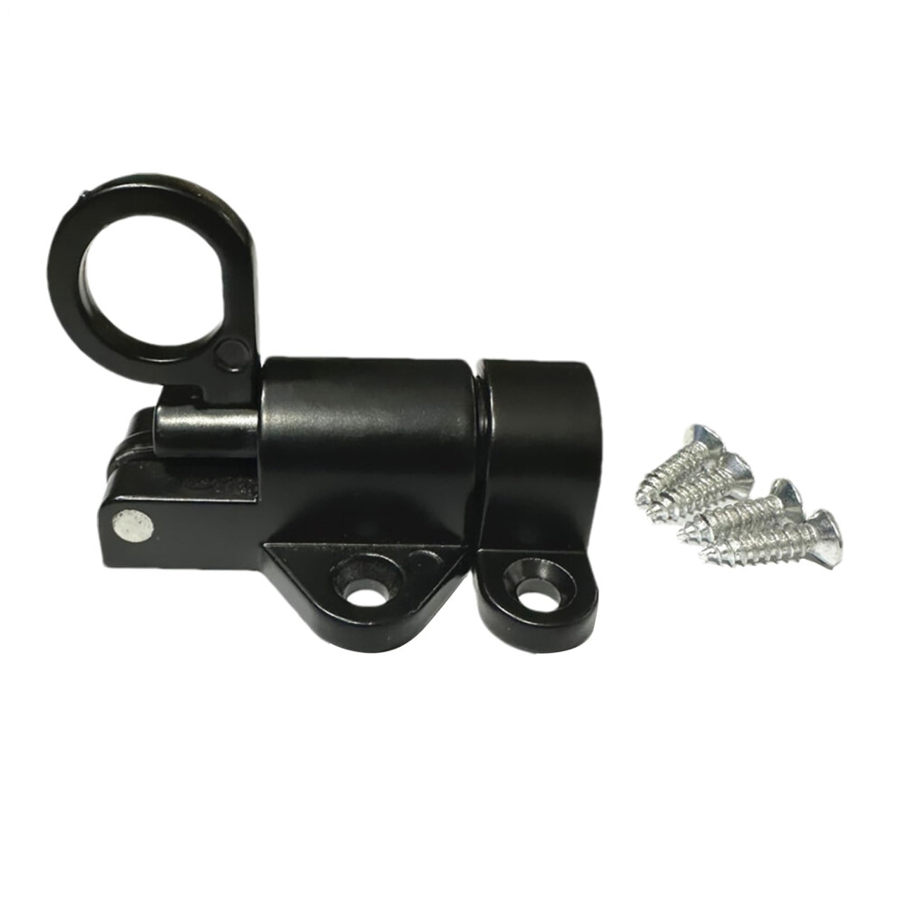 Heavy Duty Door Latch Aluminum Alloy Automatic Gate Lock With Screws, Spring Loaded Barrel Bolt For Shed And Fence 9771547977674