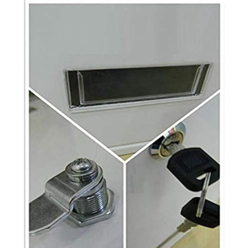 Small Bronze Wall Mounted Mailbox with Secure Bottom Lock, Durable Steel and Large Mail Capacity 2