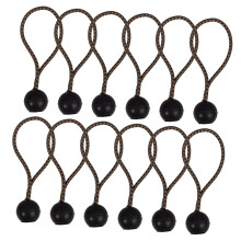 12pcs Heavy Duty Ball Bungee Cords Quick Release Weather Resistant Straps for Camping and Tents