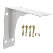 Heavy Duty Floating Shelf Bracket with Screws Hidden Wall Support for Kitchen Bathroom