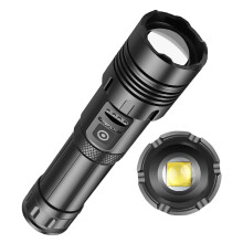 Rechargeable LED Flashlight 1800LM Super Bright 7 Modes Zoomable Waterproof Tactical Light for Camping Emergency