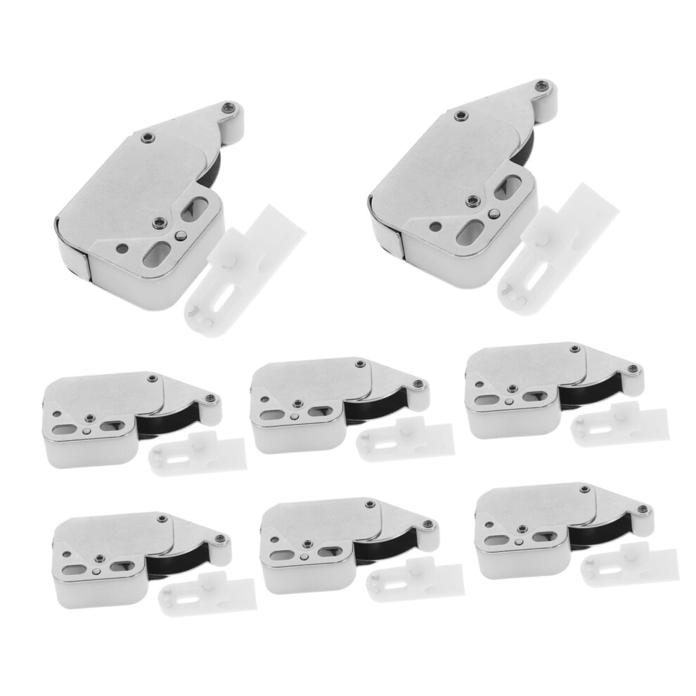 Spring Loaded Cabinet Door Latch, Push To Open Catch, Durable Steel, Easy Onehand Operation 9330225458913