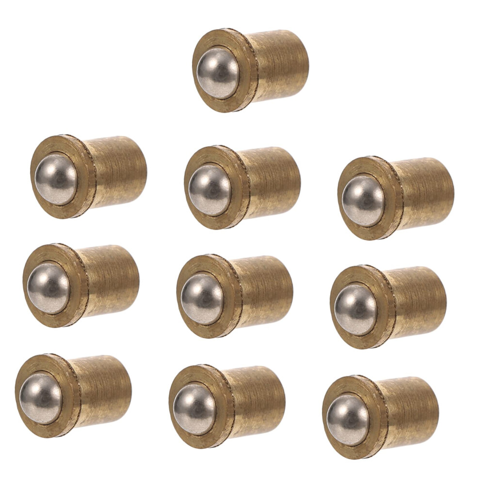 10Pcs Solid Brass Ball Catch Latch For Cabinet Doors, Spring Loaded Catch For Smooth Operation 9771547977803