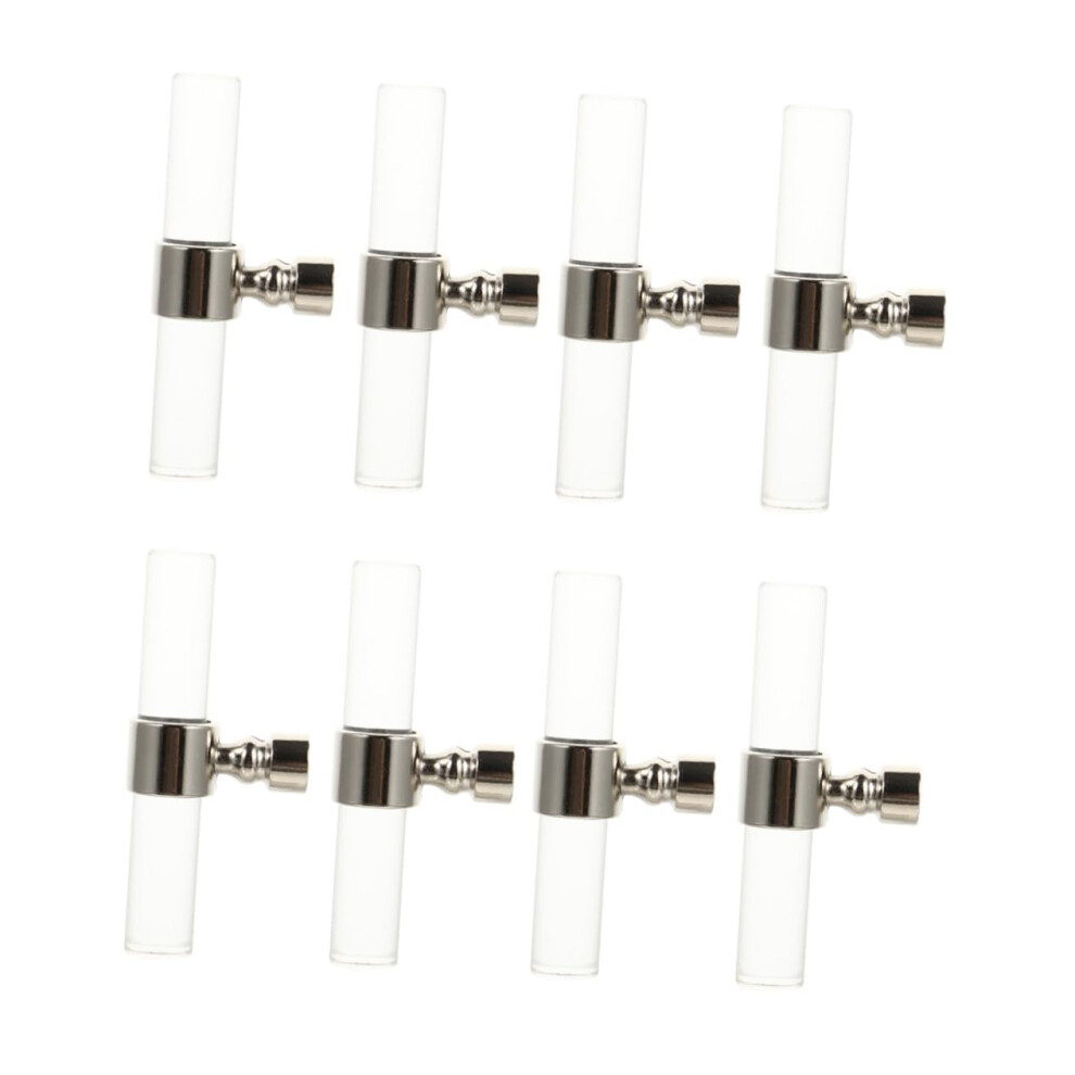 8Pcs Clear Acrylic Cabinet Knobs Crystal Drawer Pulls For Kitchen Bathroom Furniture Decor 9351714604703