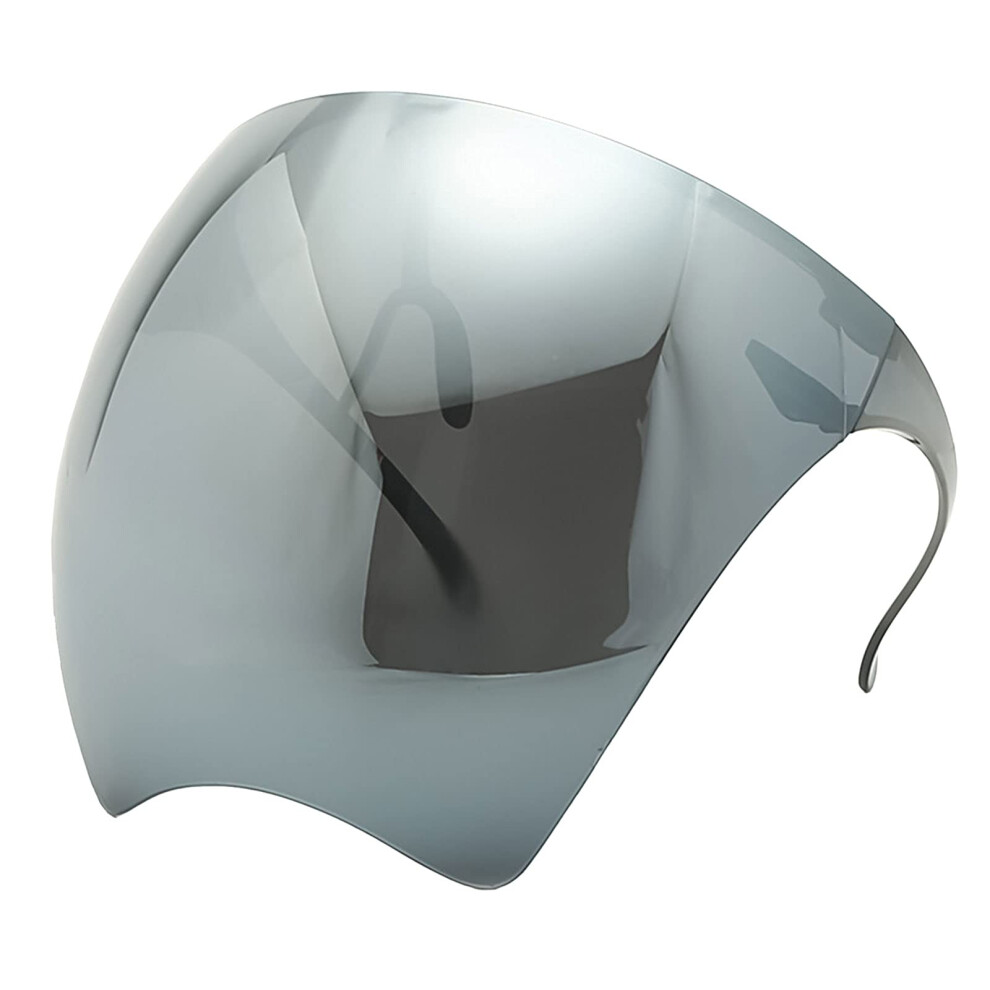 Face Shield Sunglasses Silver Full Face Visor For Men And Women Antifog Clear Vision Lightweight Reusable 9771547977834