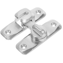 Durable Zinc Alloy Barn Door Latch Lock, Anti‑Theft Secure Design, Easy Installation for Interior Doors