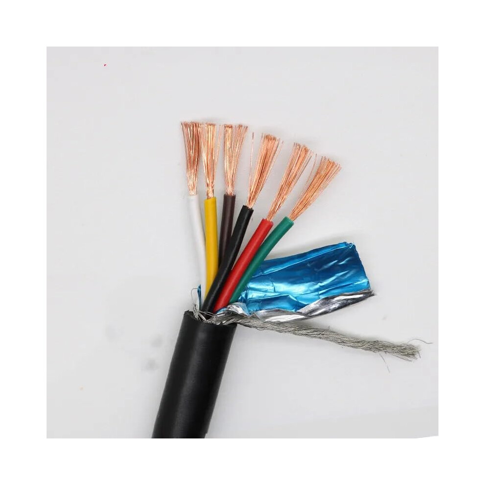 22 Awg Rvvp Ul2464 Shielded Signal Control Cable 5M Double Shielded Pure Copper Pvc Wire For Stable Transmission 9771547977865