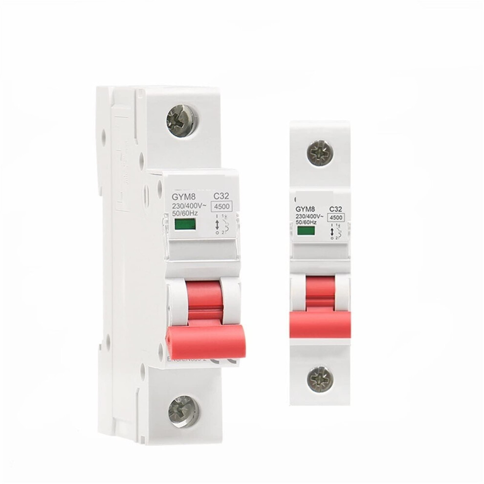 20A C Curve Mini Circuit Breaker Single Phase MCB 230V/400V Reliable Circuit Protection 1 Pole