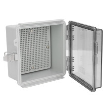 IP67 Waterproof Junction Box 150x150x90mm Outdoor Electrical Enclosure with Stainless Steel Lock
