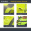 Class 2 Safety Vest  Visibility Reflective Work Vest with 8 Pockets Zipper Front Yellow Large 4