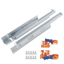 Undermount Soft Close Drawer Slides 18 Inch Full Extension Hidden Design 77 lb Heavy Duty Pair