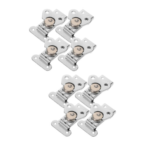 8pcs Stainless Steel Butterfly Latch Heavy Duty Toggle Latch for Flight Case Box Spring Loaded Lock