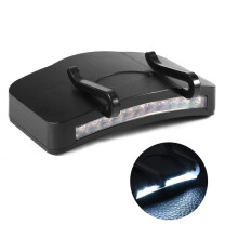 Ultra Bright 11 LED ClipOn Hat Light, Hands LED Cap Lamp for Camping, Hiking and Night Fishing