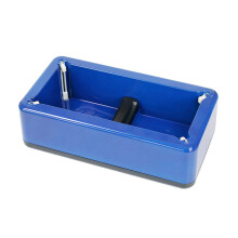 Automatic Shoe Cover Machine with 300 Disposable Covers, Hands Dispenser for Home and Office, Blue