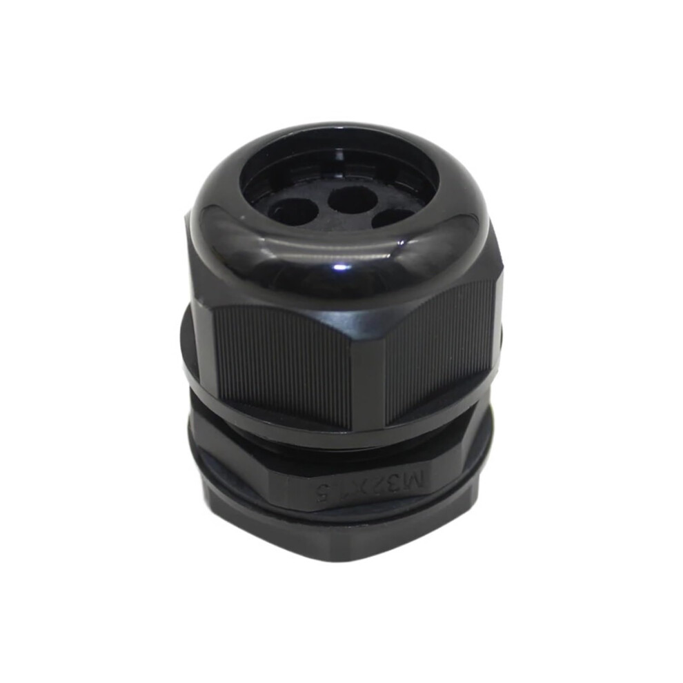M16 Multi Hole Waterproof Cable Gland Ip68 Nylon 4 Holes 2.3Mm Black For Junction Box 9771547978367
