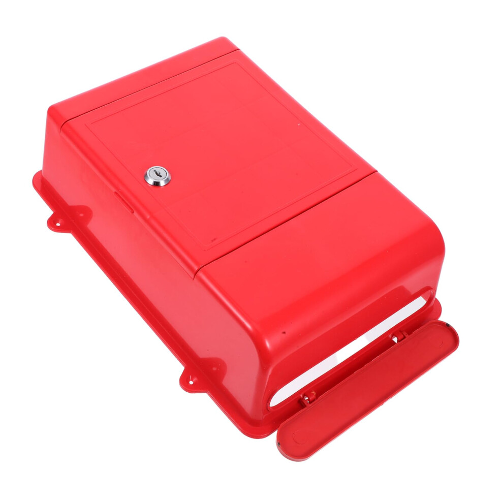 Wall Mounted Lockable Mailbox With Secure Key Lock And Rainproof Protection For Home 9330225459606