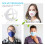 5Pcs 3D Mask Bracket Silicone Support Frame for Comfortable Breathing and Lipstick Protection 3