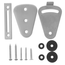 Heavy Duty Barn Door Latch Double‑Sided Lockable Sliding Gate Lock for Outdoor Sheds and Garages