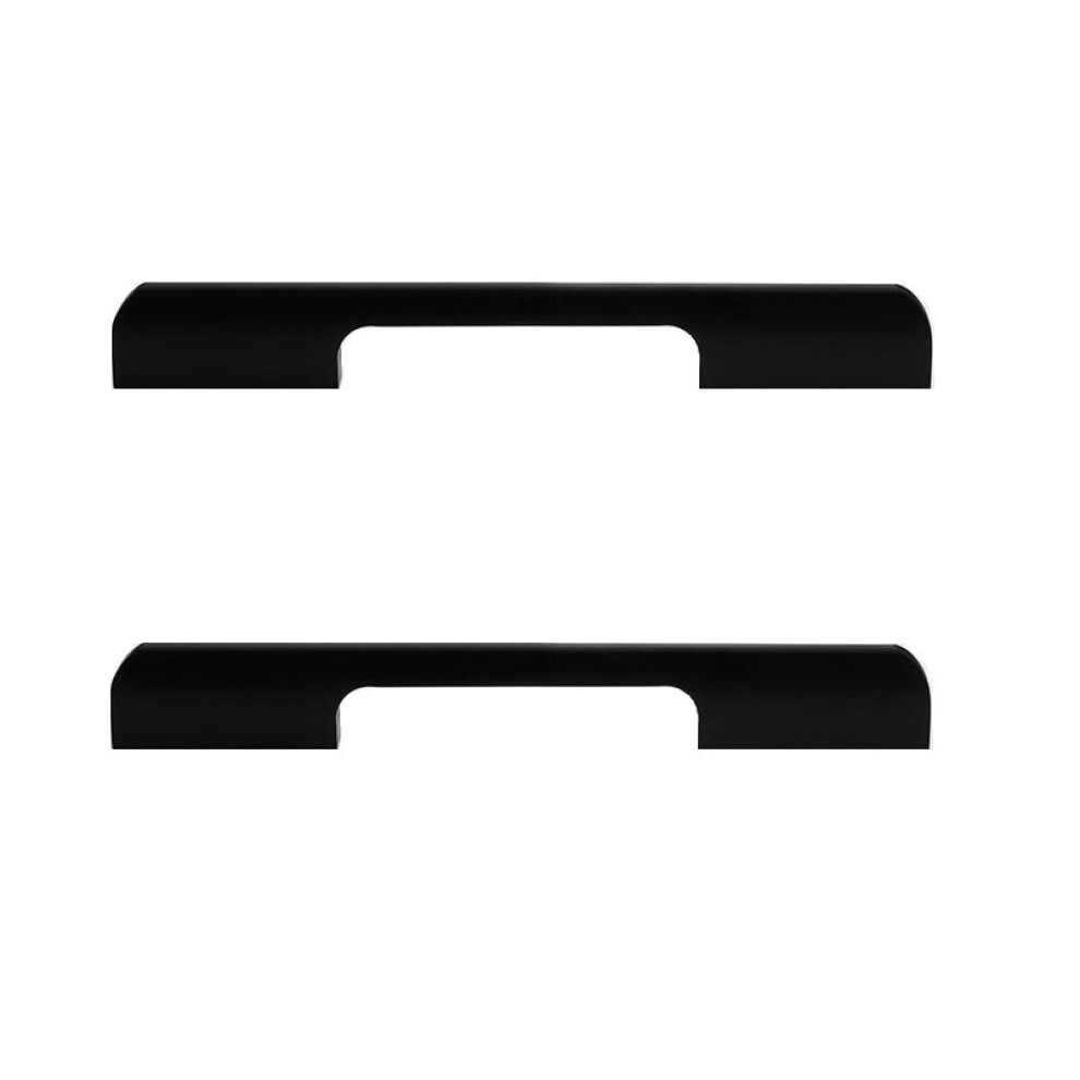 Black Aluminum Cabinet Pulls 192Mm Durable Oxidized Finish Modern Drawer Handles For Kitchen And Wardrobe 9330225459842