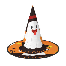 Halloween Witch Hat for Adults Foldable Oxford Cloth Classic Design Cosplay Party Accessory
