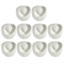 Mini Cowboy Hats Plastic Western Style for Crafts Dolls Decoration Tiny Party Props White Multipack