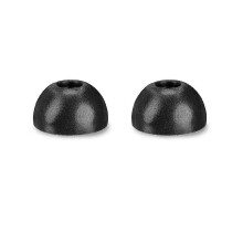 (Medium, Black) Memory Foam Sleeve Earbuds Ear Buds Tips Isolate Noise Plug for for Galaxy Buds Pro Earphone Repair Part Gray small