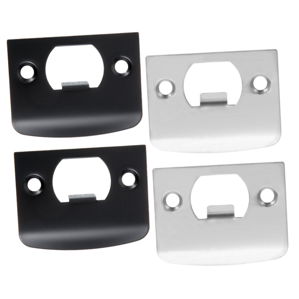 Door Reinforcement Plate Kit Stainless Steel Door Latch Strike Plate Set For Home Security 9351714605755