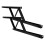 2pcs Spring Assisted Folding Table Hinge Cabinet Lift Support Bracket for Space Saving Furniture 1