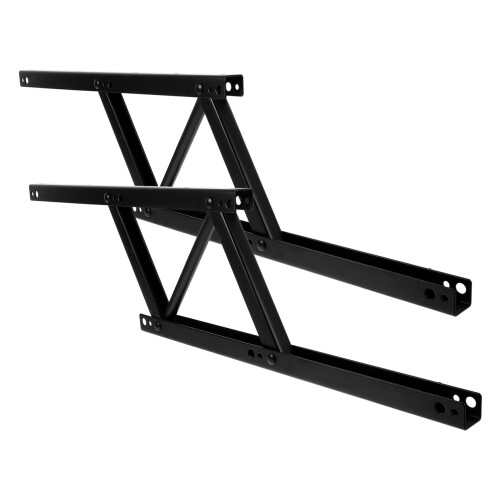 2pcs Spring Assisted Folding Table Hinge Cabinet Lift Support Bracket for Space Saving Furniture