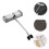 Automatic Self Closing Door Closer for Home and Gate, Quiet Durable Design, Easy DIY Installation 2