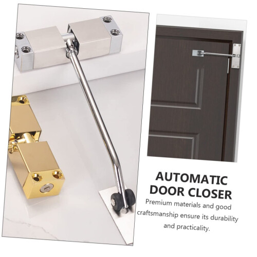 Automatic Self Closing Door Closer for Home and Gate, Quiet Durable Design, Easy DIY Installation 2