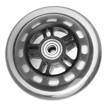 4 Inch PU Caster Wheels with ABEC7 Bearings, Heavy Duty Low Noise Heat and Scratch Resistant Casters