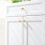 2Pcs Solid Brass Mushroom Drawer Knobs Gold Cabinet Pulls Single Hole Durable Metallic Shine 5