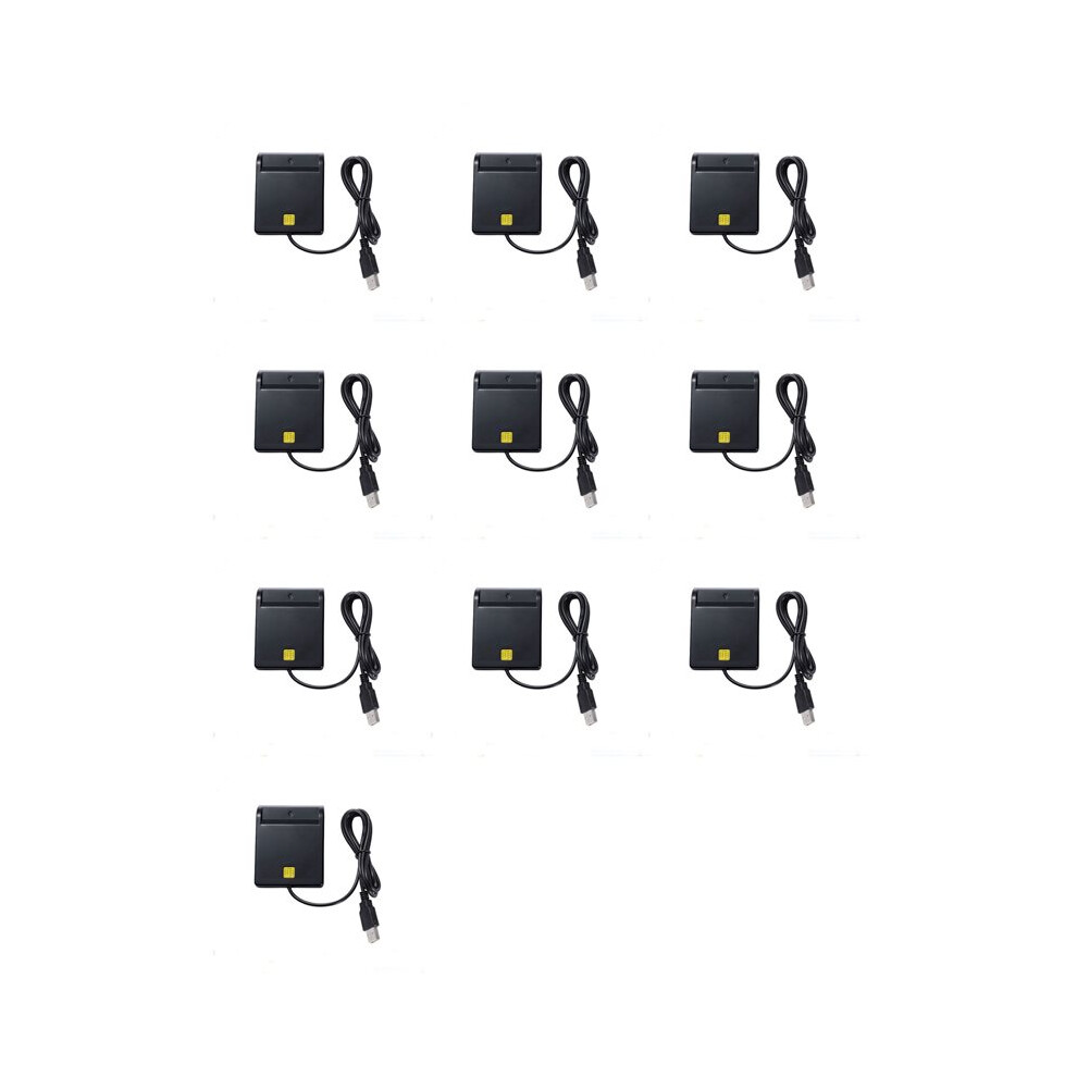 10X Usb Card Reader For Bank Card Ic/Id Emv Card Reader For Windows 7 8 10 For Linux Os Usb-Ccid Iso 7816 6032340244879
