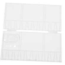 Watercolor Palette with Leak‑Resistant Lid, Easy‑Clean Plastic Mixing Tray for Artists