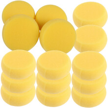 15pcs Round Painting Sponges for Artists Reusable Easy Clean Art Sponges for Watercolor Crafts