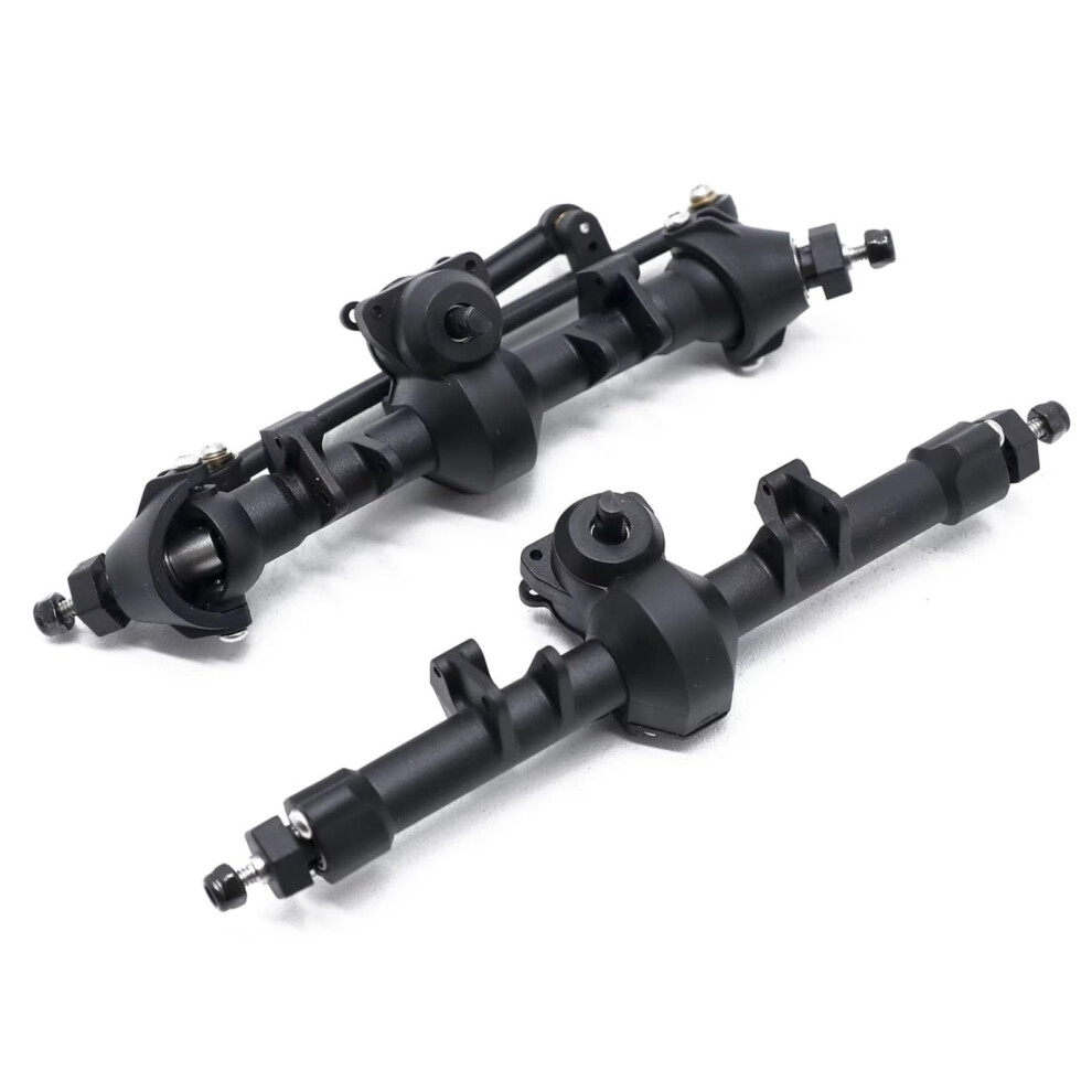 Rc Accessories 1/24 Front And Rear Axle Set Upgrade For Axial Scx24 Enhanced Durability And Precision Fit 9330225460664