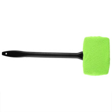 Car Windshield Cleaning Brush with Extended Reach Handle, Durable Window Cleaning Tool for Cars