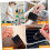 12Pcs Sponge Paint Brushes with Comfortable Handle for Crafts and Walls Acrylic Art Projects 3