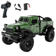 1/18 4WD Off Road RC Car C8813 Brushless Speed Waterproof Truck with 2.4G Control (Green)